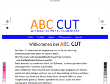 Tablet Screenshot of abccut.de